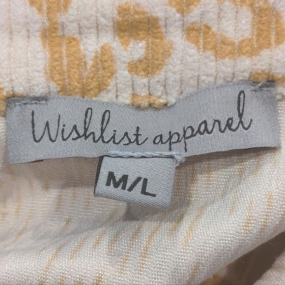 Wishlist Leopard Print Button Up Shirt Jacket with Pocket size M/L - Picture 5 of 6